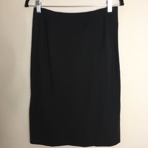 Theory women's black pencil skirt